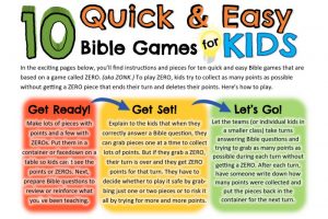 Best Bible Games for Kids (part 2) - Kids Enjoying Jesus