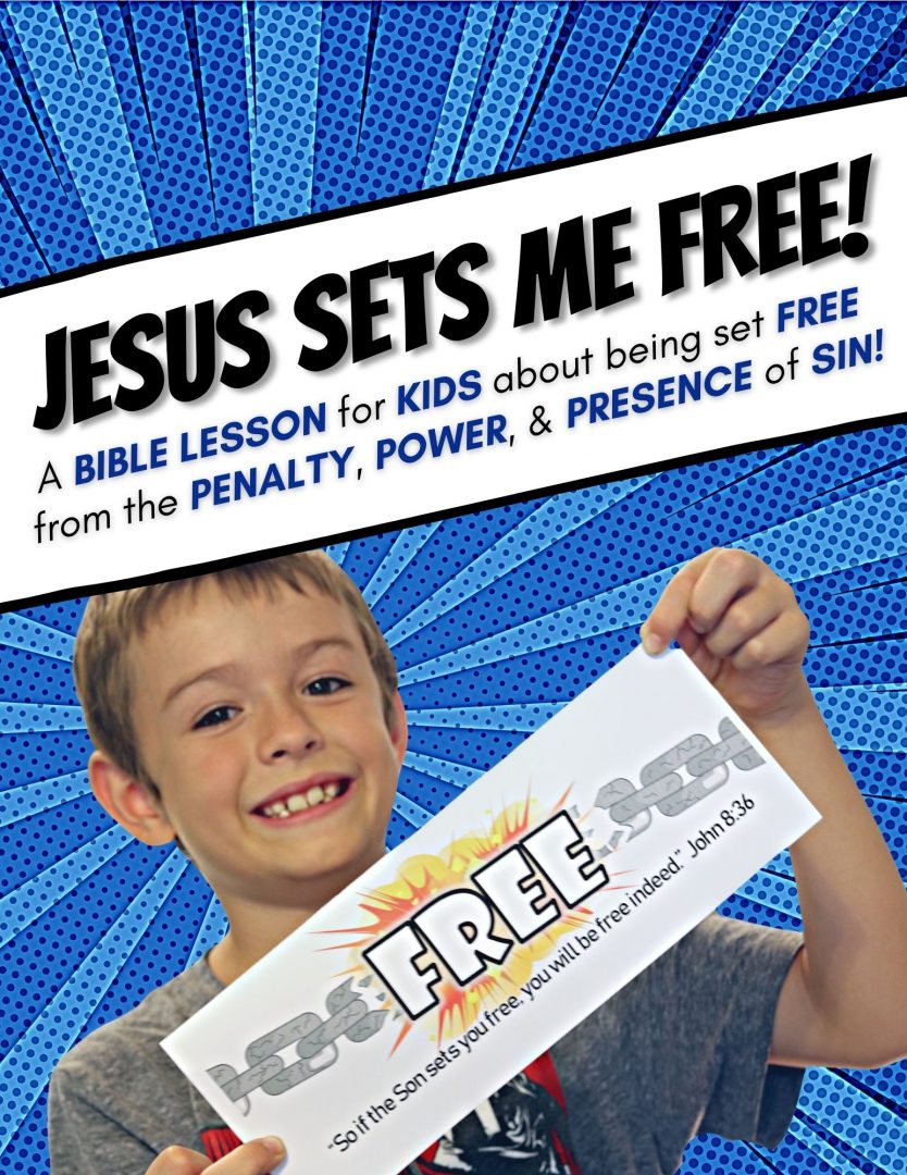 Jesus Sets Me Free! Bible Lesson Kids Enjoying Jesus