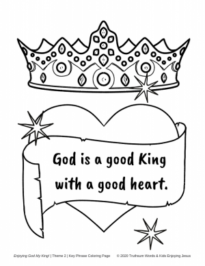 God Is a Good King - Resource Bundle - Kids Enjoying Jesus